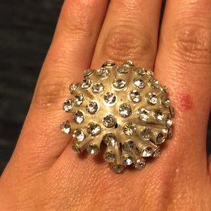 Stretch band bling ring